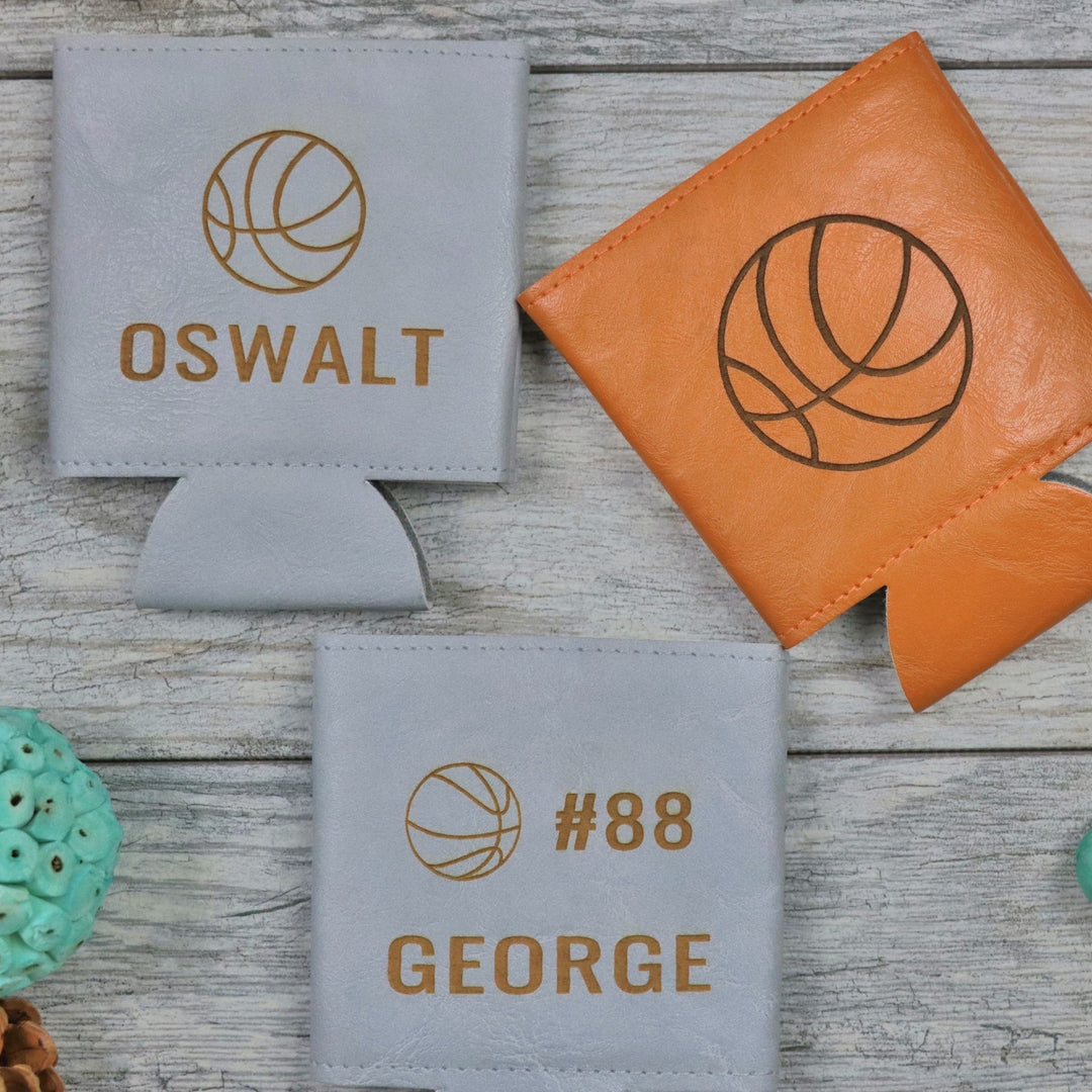 Personalized Basketball Can Koozie-Lucasgift