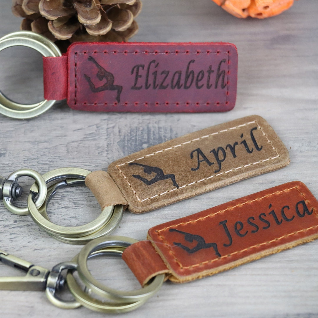 Personalized Gymnastic Keychains-Lucasgift