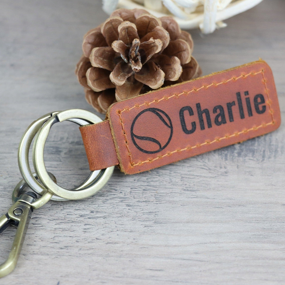 Personalized Tennis Keychains-Lucasgift