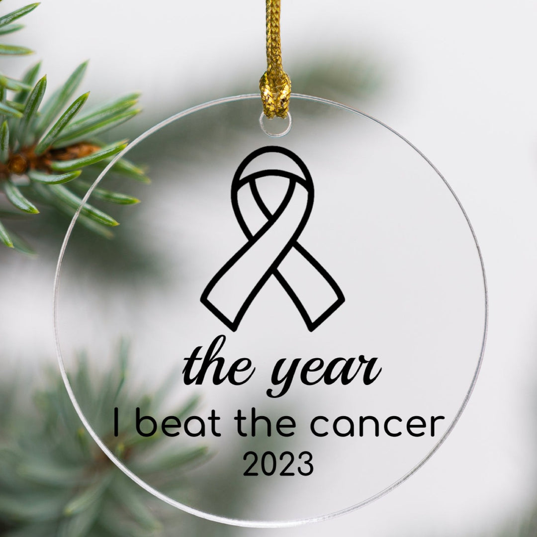 Breast Cancer Survivor Christmas Ornament - Acrylic-Lucasgift
