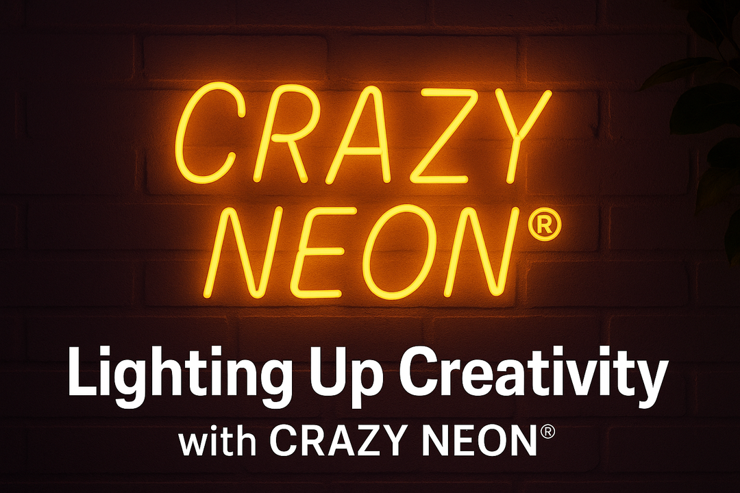 Lighting Up Creativity: My Experience with CRAZY NEON® Signs