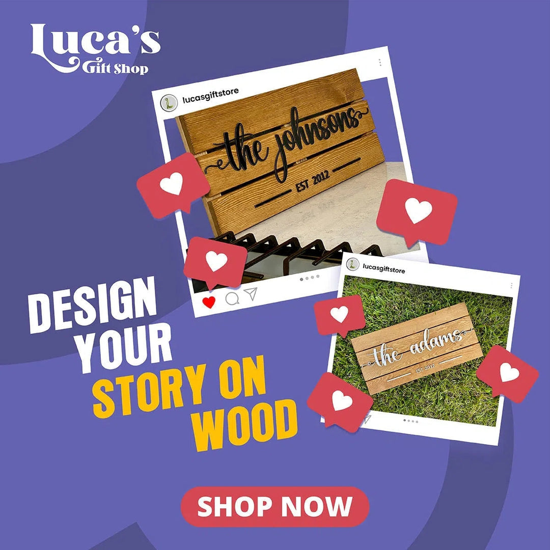 Personalized Wooden Gifts Collection Cover on Lucasgift
