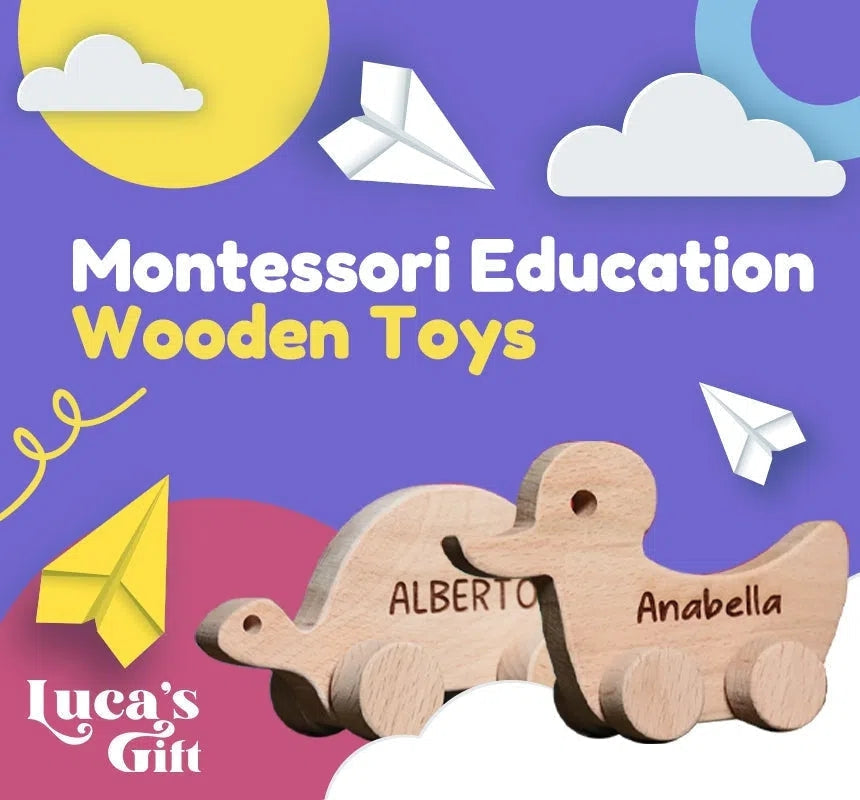 Personalized Wooden Toys Collection Cover on Lucasgift
