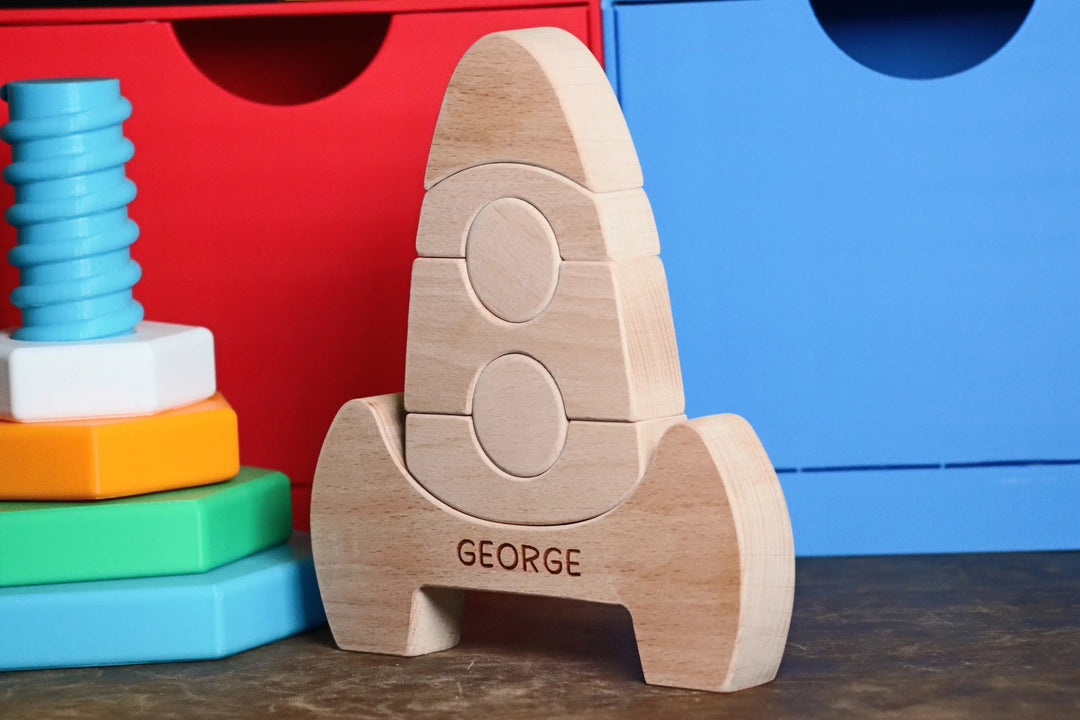 Personalized Montessori Education Wooden Toys Collection Cover on Lucasgift