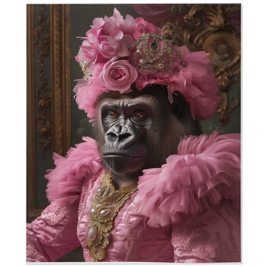 Pink Gorilla-50x60 inch-Single Sided on Lucasgift