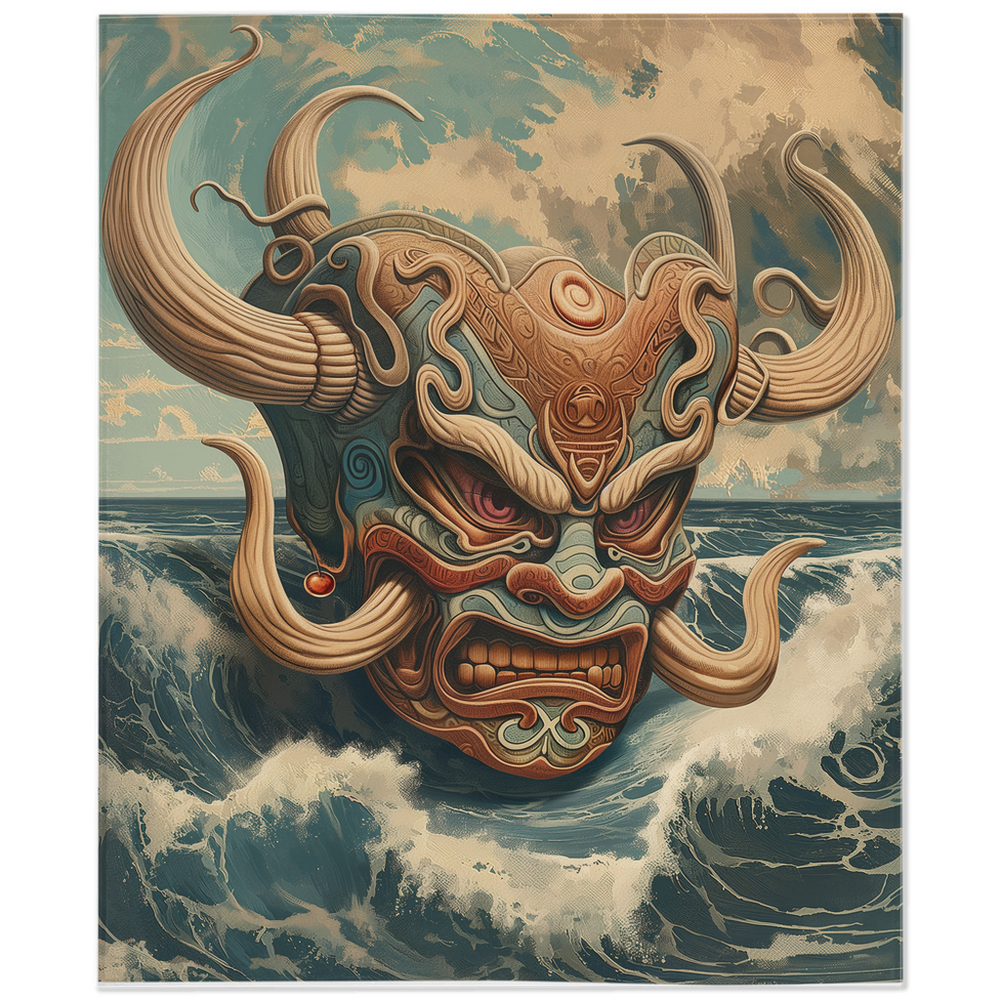 Surfing Demon-50x60 inch-Single Sided on Lucasgift