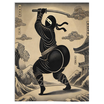 Obese Ninja-30x40 inch-Single Sided on Lucasgift