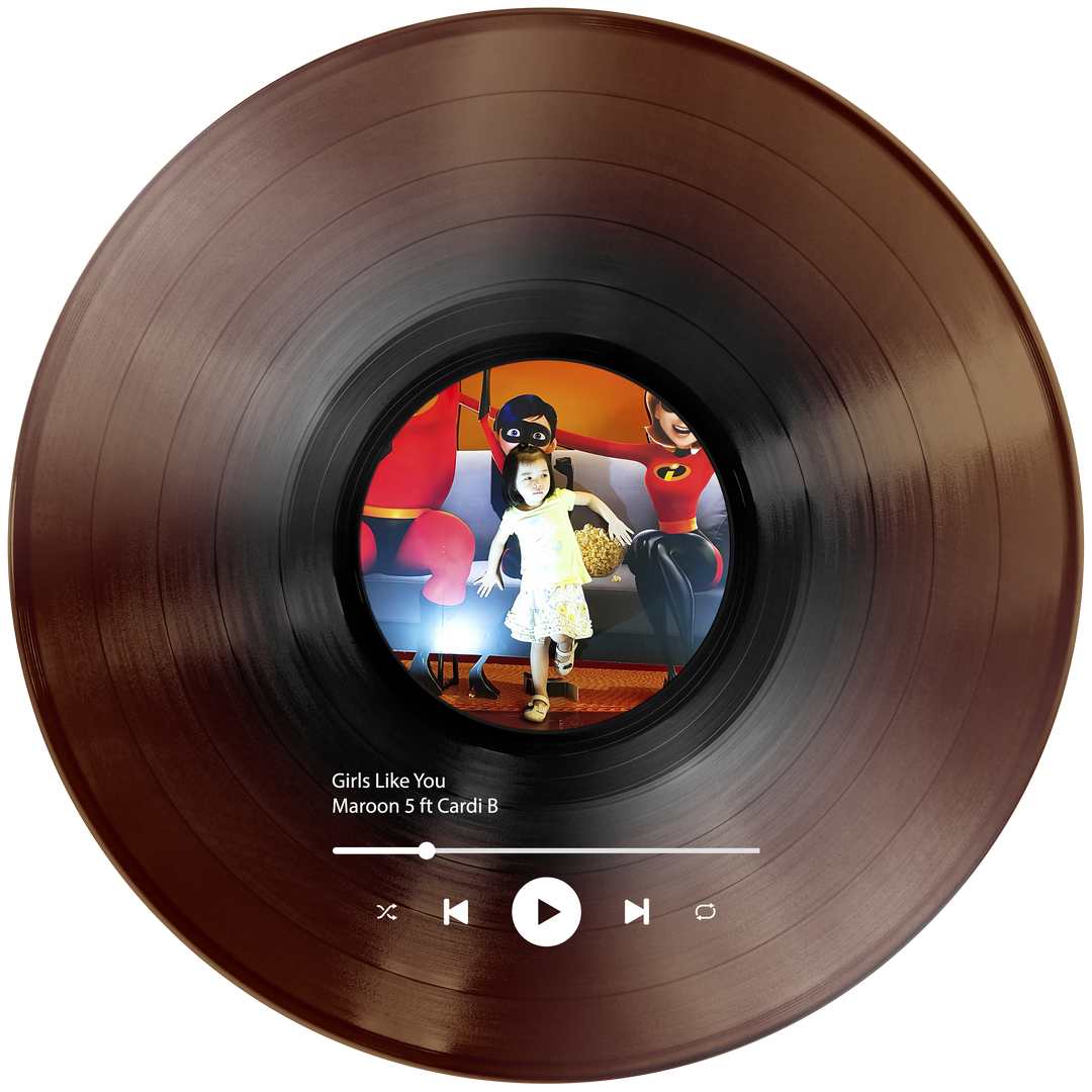 Personalized Vinyl Record with Photo - Acrylic Song Plaque - Anniversary Gift for Friends - Birthday Gift for Her Him- on Lucasgift