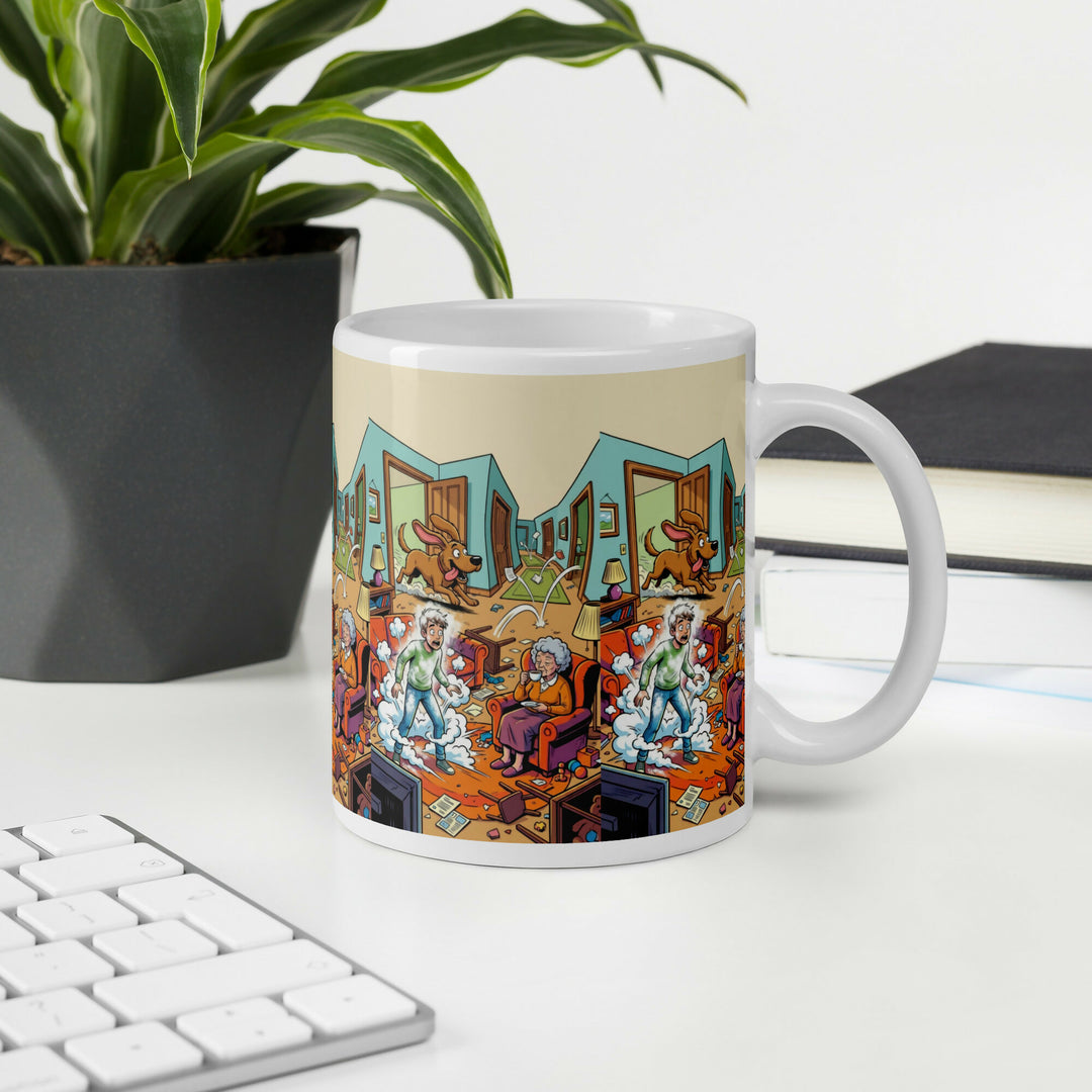 Grandma’s Calm in the Chaos – A Mug Full of Family Laughter