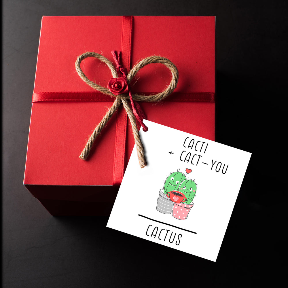 Cute "Cacti Cact-you Cactus" Card-Lucasgift