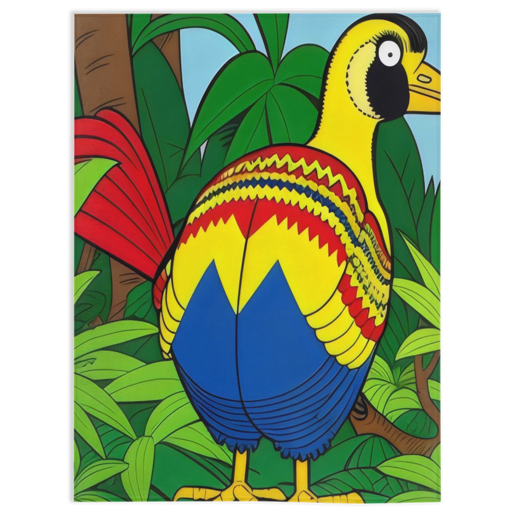 Cheeky, sassy birdie-30x40 inch-Single Sided on Lucasgift