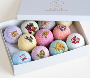 11 Bath Bomb Gift Box + one Free Bomb to make 12 !!- on Lucasgift