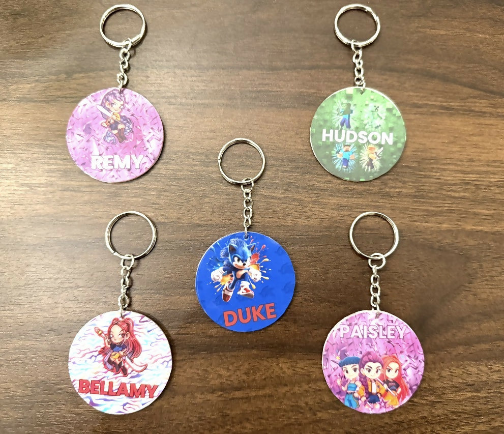Custom Name Keychain