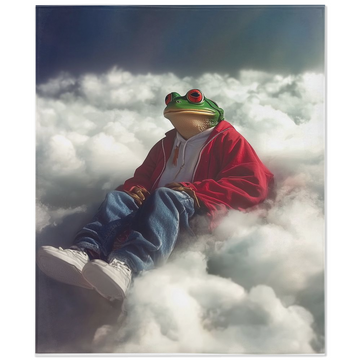 Cloud Chillin’ Frog-50x60 inch-Single Sided on Lucasgift