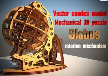 Vector model Mechanical 3D puzzle- on Lucasgift