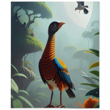 Bird looking at things-50x60 inch-Single Sided on Lucasgift