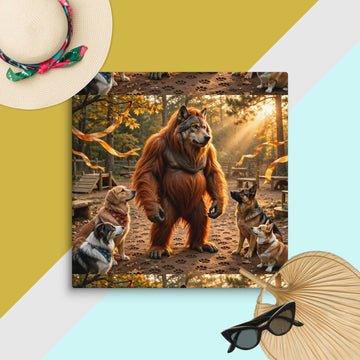 The Gentle Woodland Guardian Canvas