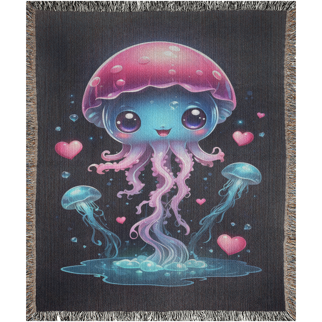 What a cute little jellyfish-50x60 inch-Graphics on Lucasgift