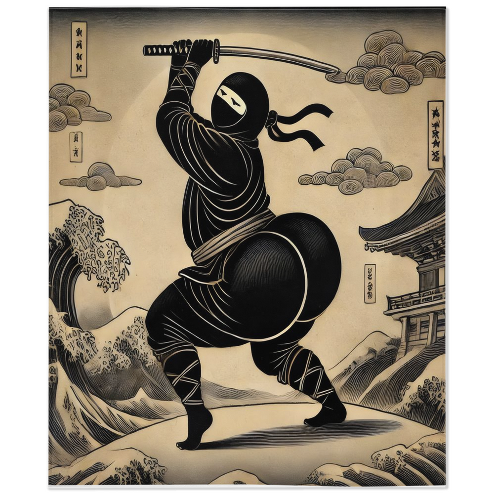 Obese Ninja-50x60 inch-Single Sided on Lucasgift