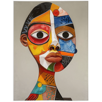Face of Africa-60x80 inch-Single Sided on Lucasgift
