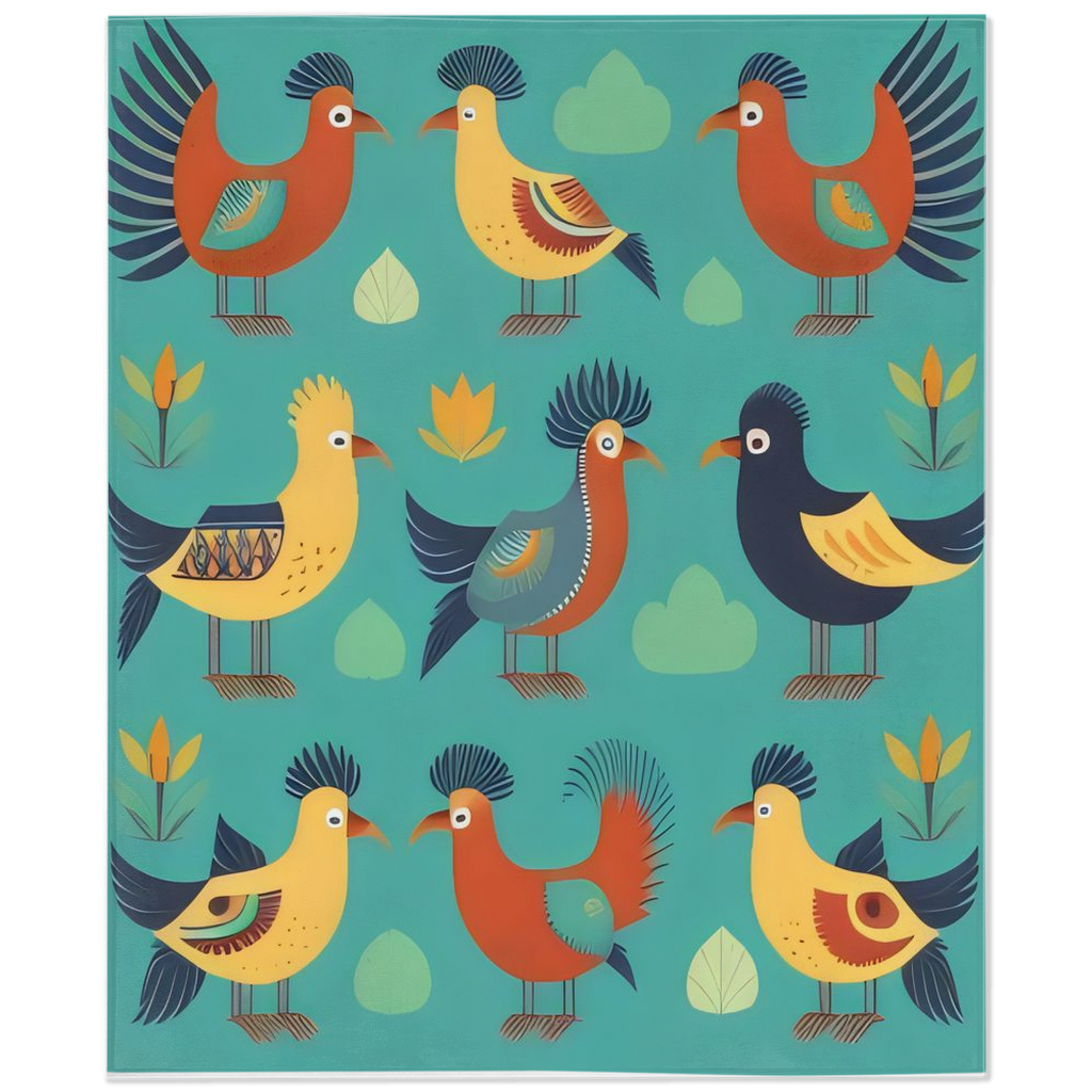 Birds, birds, birds, birds, birds......-50x60 inch-Single Sided on Lucasgift