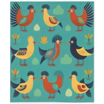 Birds, birds, birds, birds, birds......-50x60 inch-Single Sided on Lucasgift