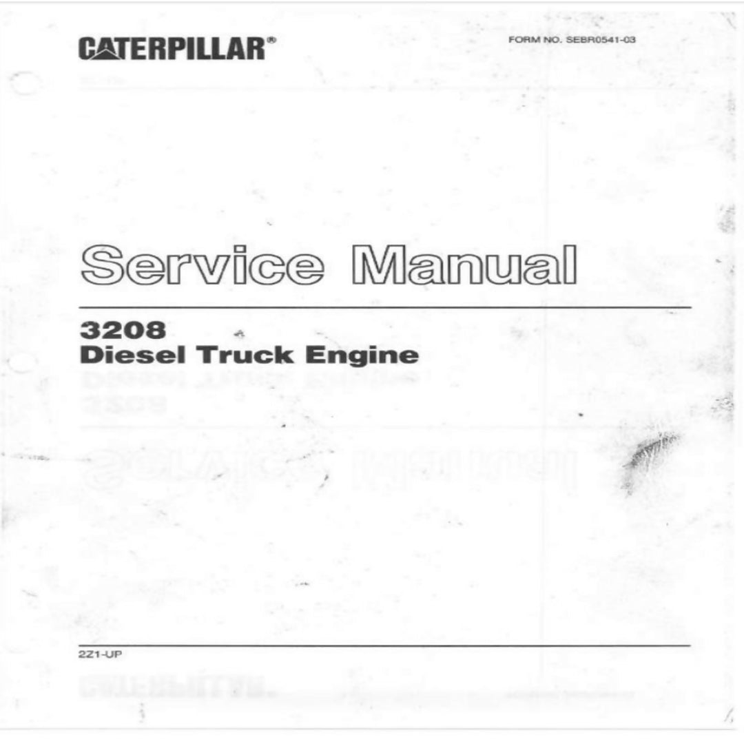 CATERPILLAR 3208 DIESEL TRUCK ENGINE SERVICE MANUAL