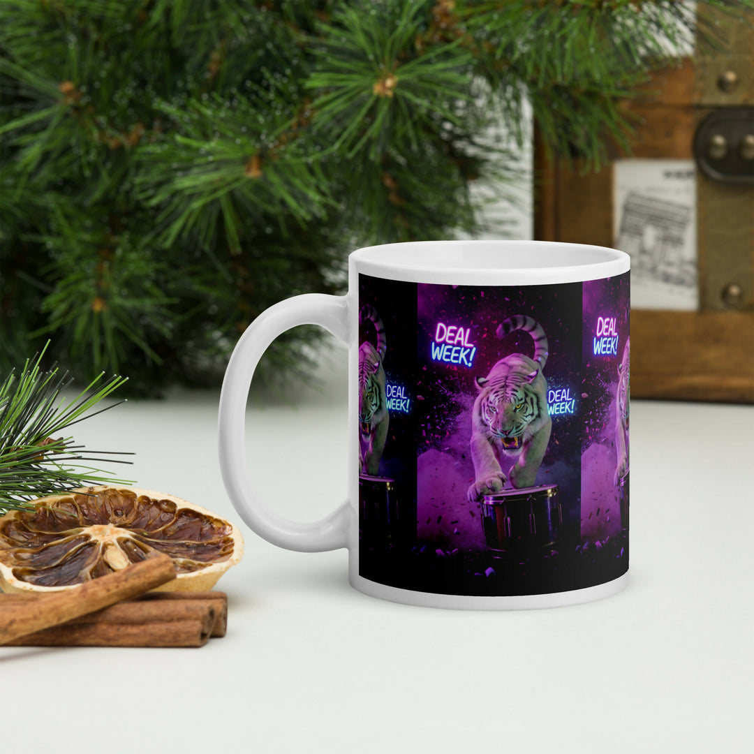 When The Beat Calls – Tiger Drum Mug- on Lucasgift