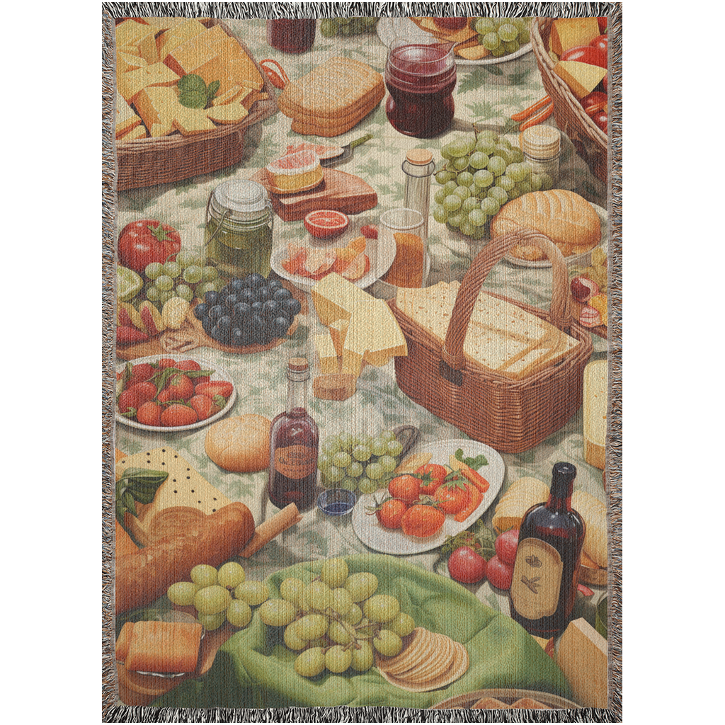 Let`s get stuffed and wasted on a picnic-52x37 inch-Graphics on Lucasgift
