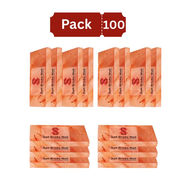 Pack of 100 – Himalayan Pink Salt Tiles (8x4x1")- on Lucasgift