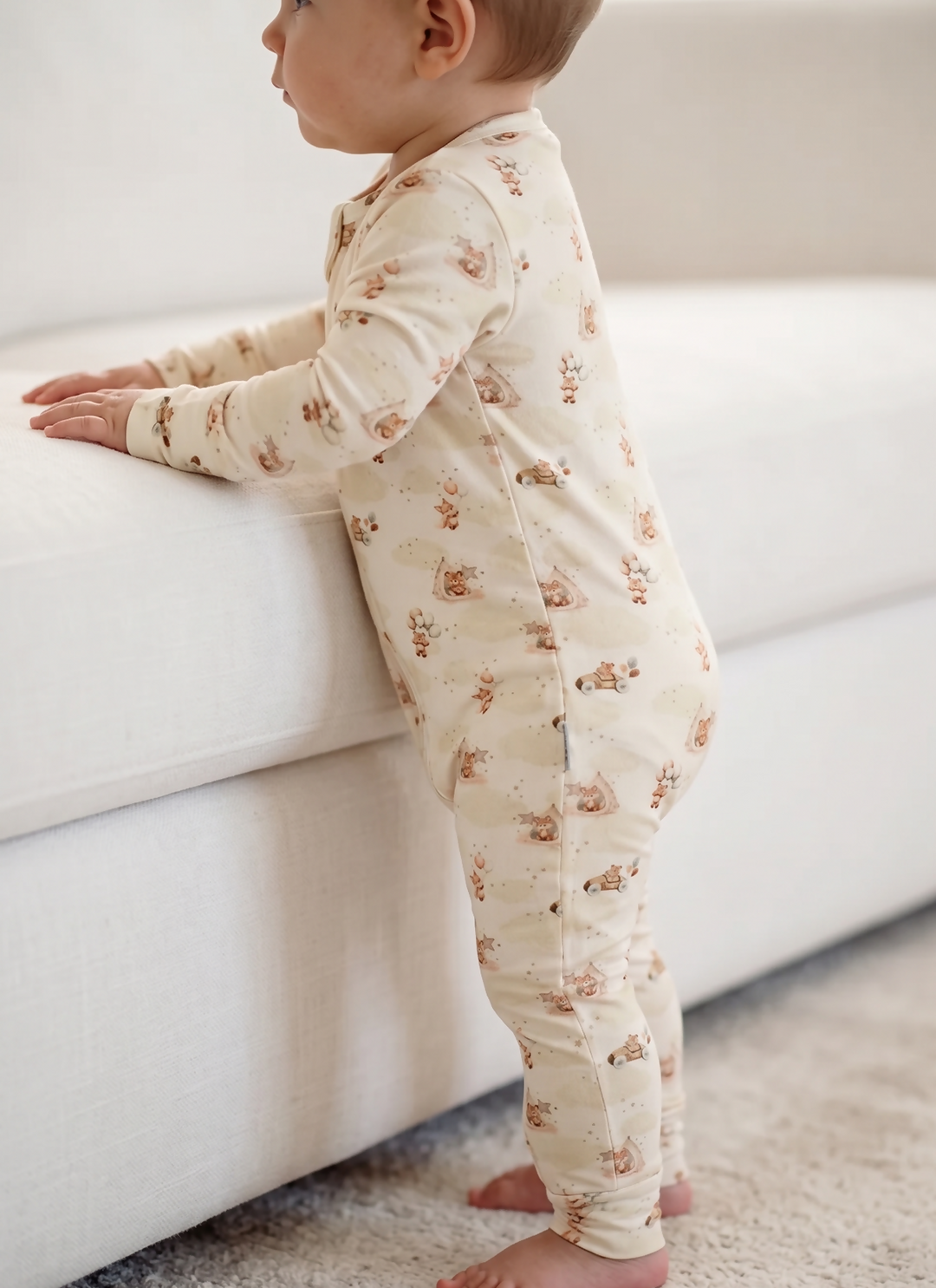 Long Sleeve Footless Zipsuit