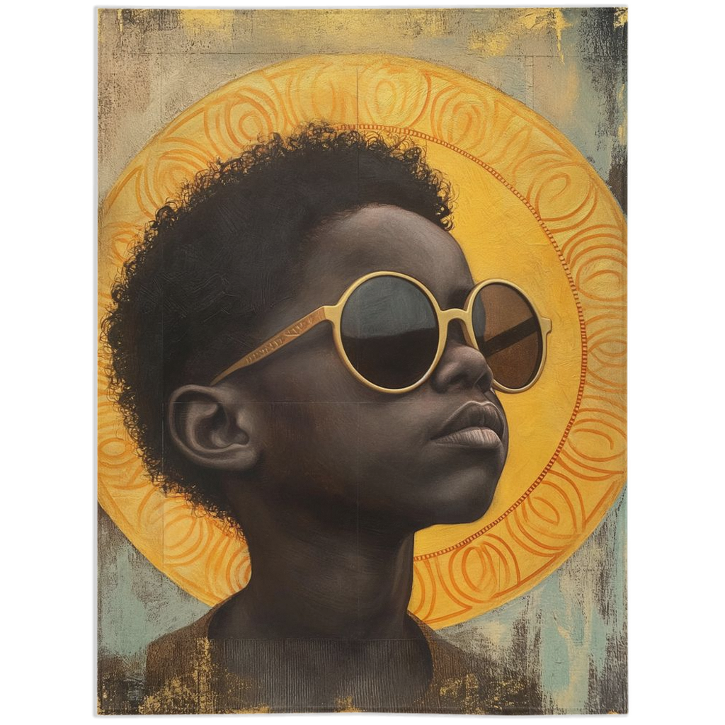 If the sun could reflect the future-60x80 inch-Single Sided on Lucasgift