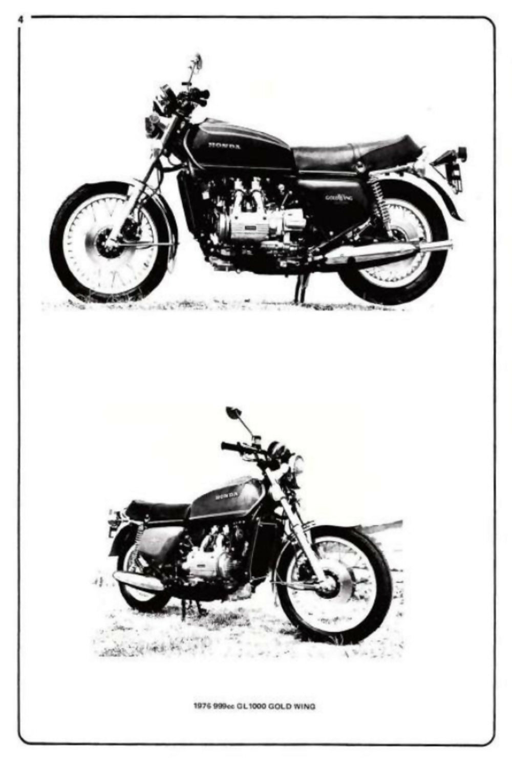 HONDA GL1000 GOLDWING 1975 1976 1977 1978 1979 SERVICE REPAIR SHOP MANUAL