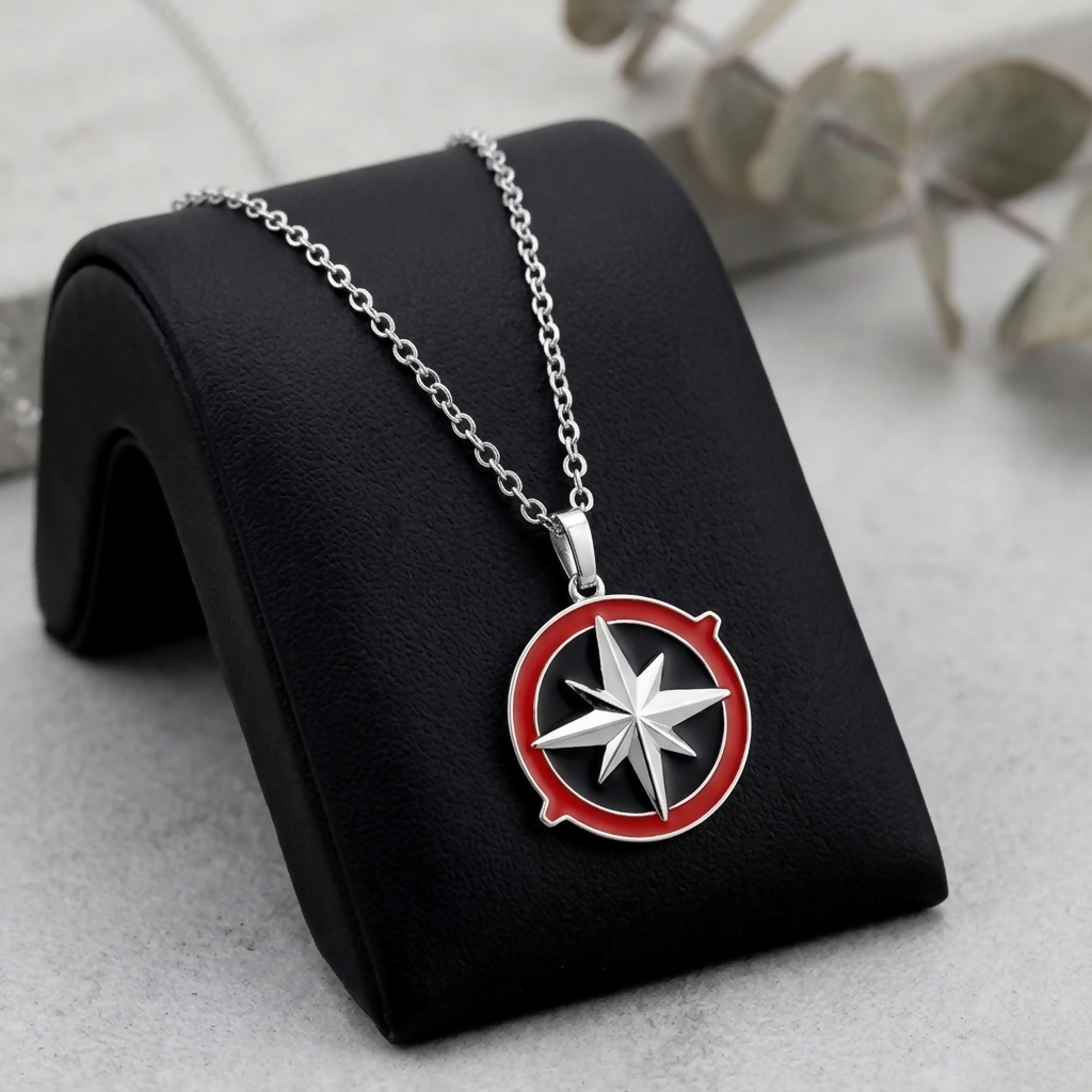 Compass necklace, engraved compass compass pendant personalized compass necklace, compass gift for her- on Lucasgift