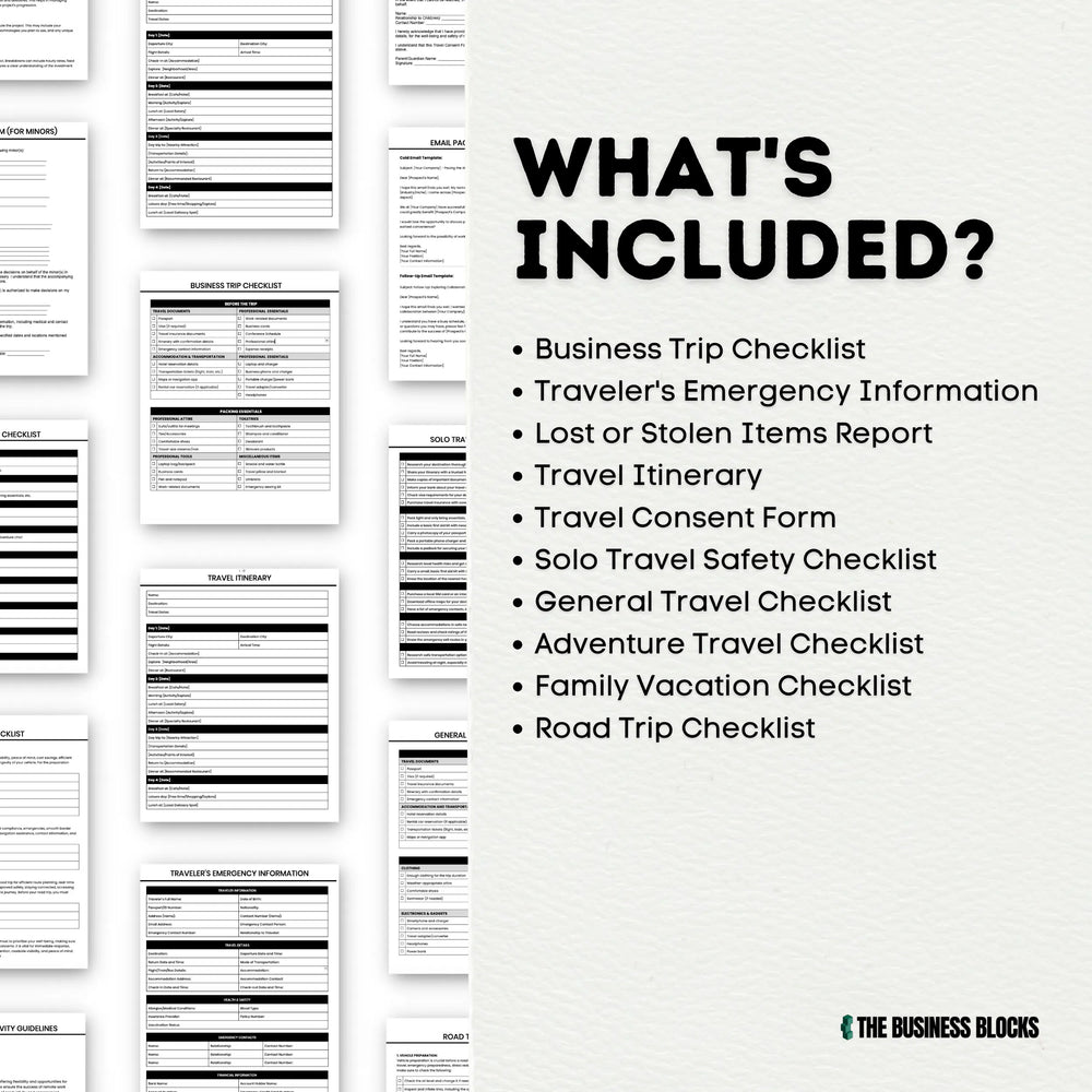 Travel Essentials Templates Bundle Travel Planning Templates Vacation Checklist Templates Travel Essentials Checklist Holiday Planning- on Lucasgift