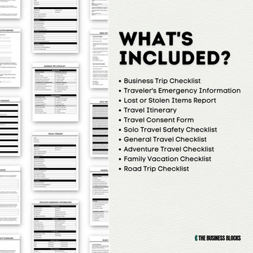 Travel Essentials Templates Bundle Travel Planning Templates Vacation Checklist Templates Travel Essentials Checklist Holiday Planning- on Lucasgift