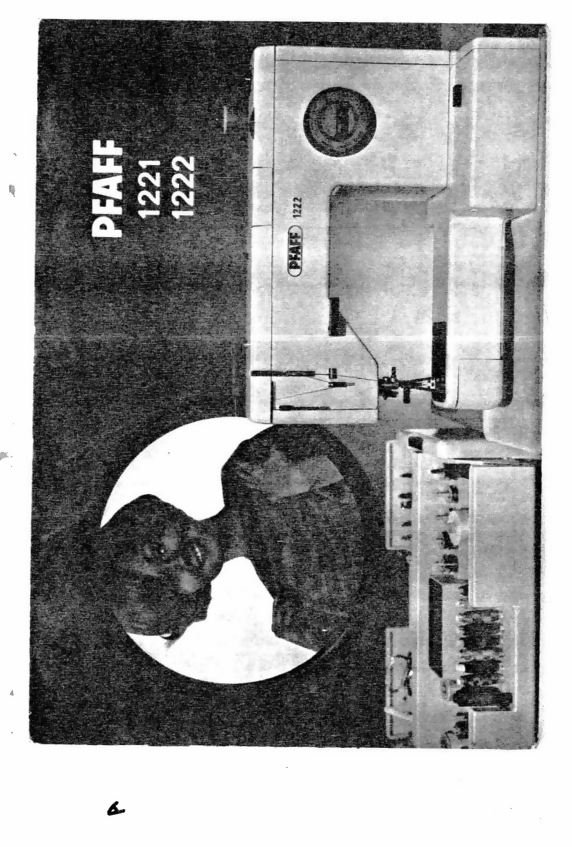 Pfaff 1221 & 1222 Sewing Machine Manual- on Lucasgift