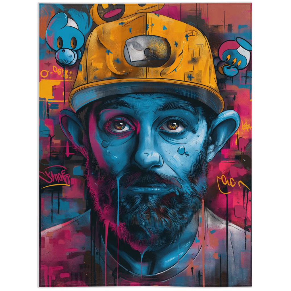Human Smurf-60x80 inch-Single Sided on Lucasgift