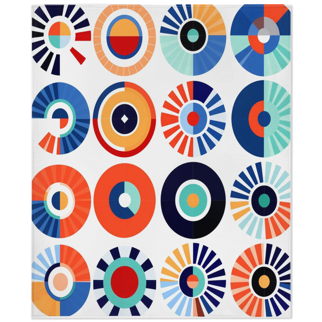 Instead of running, try looking at circles-50x60 inch-Single Sided on Lucasgift