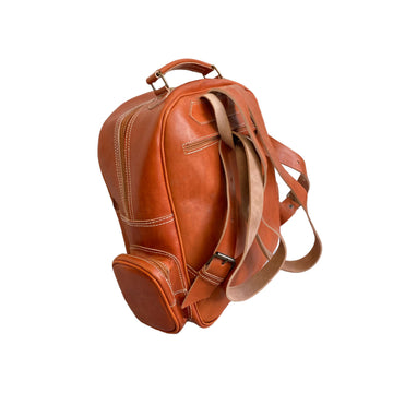 Genuine Leather Backpack Handmade Moroccan High End Work and Travel- on Lucasgift