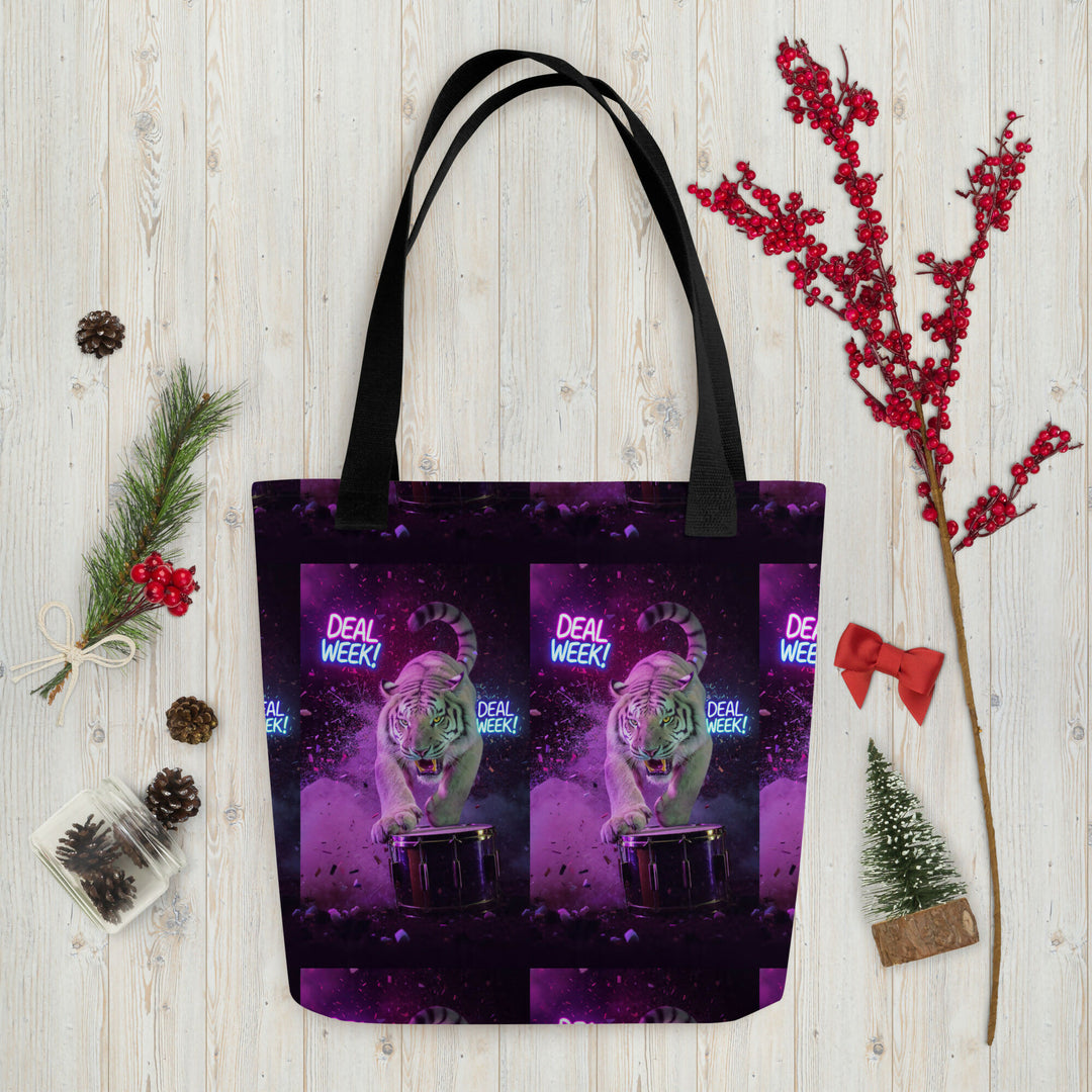 Carry The Rhythm – Tiger Drum Tote- on Lucasgift