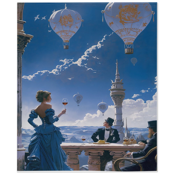 The weather is quite balloony today-50x60 inch-Single Sided on Lucasgift