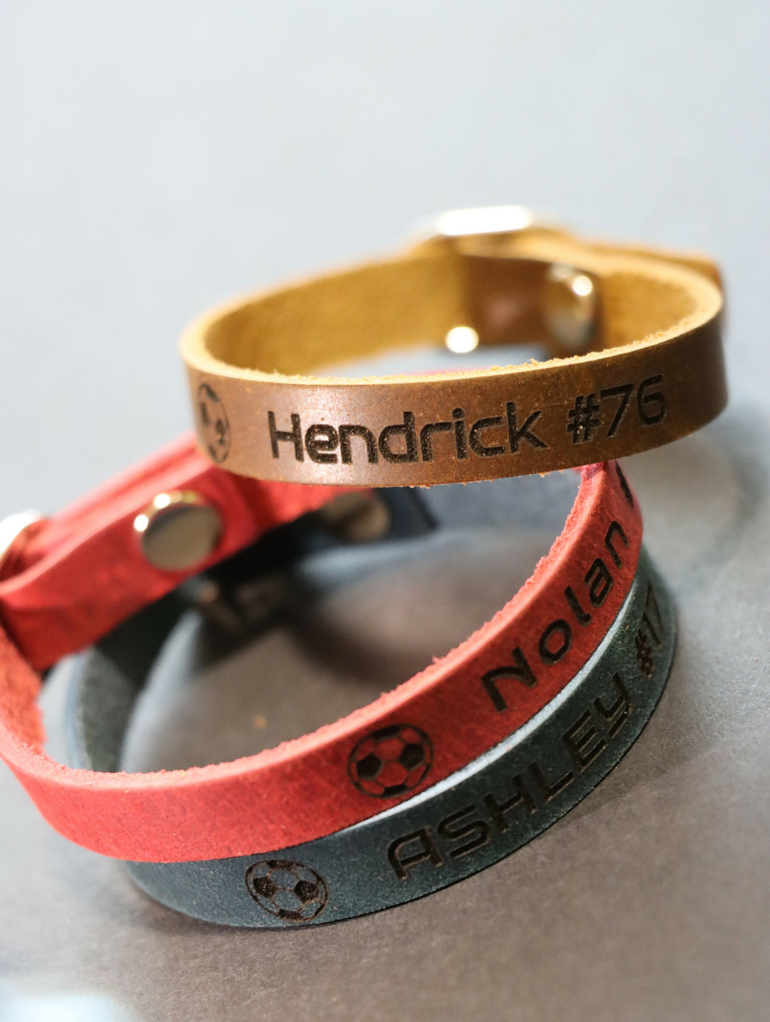 Soccer Bracelet, Soccer Team Gifts, Soccer Senior Night Gifts, Personalized Soccer Gifts, Wristband, End of Season, Soccer Banquet- on Lucasgift