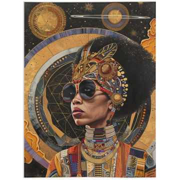 Black Heroine-60x80 inch-Single Sided on Lucasgift