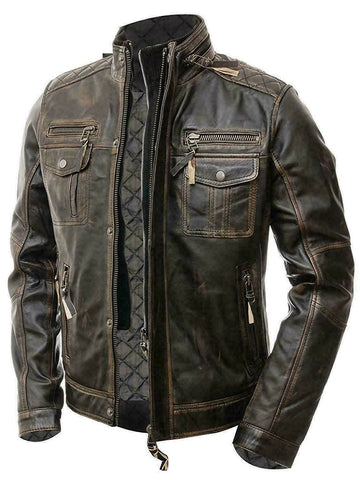 Luxury Handmade Leather Jacket – Genuine Leather Outerwear