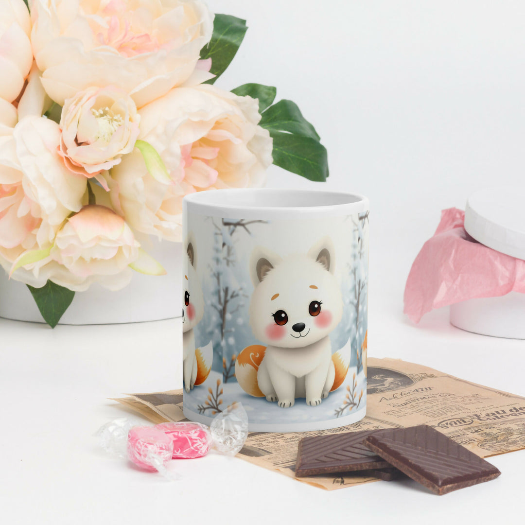 Little Winter Heart – Fox Pup Mug- on Lucasgift