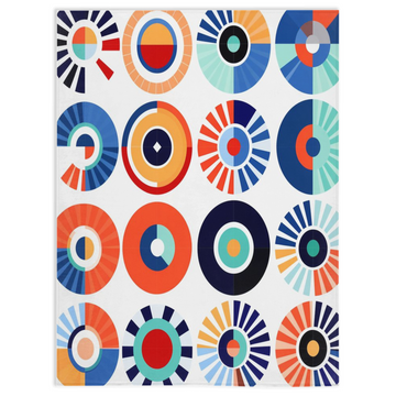 Instead of running, try looking at circles-30x40 inch-Single Sided on Lucasgift