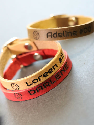 Volleyball Bracelet, Volleyball Team Gifts, Volleyball Senior Night Gifts, Personalized Volleyball Gifts, Wristband, End of Season, Volleyball Banquet- on Lucasgift