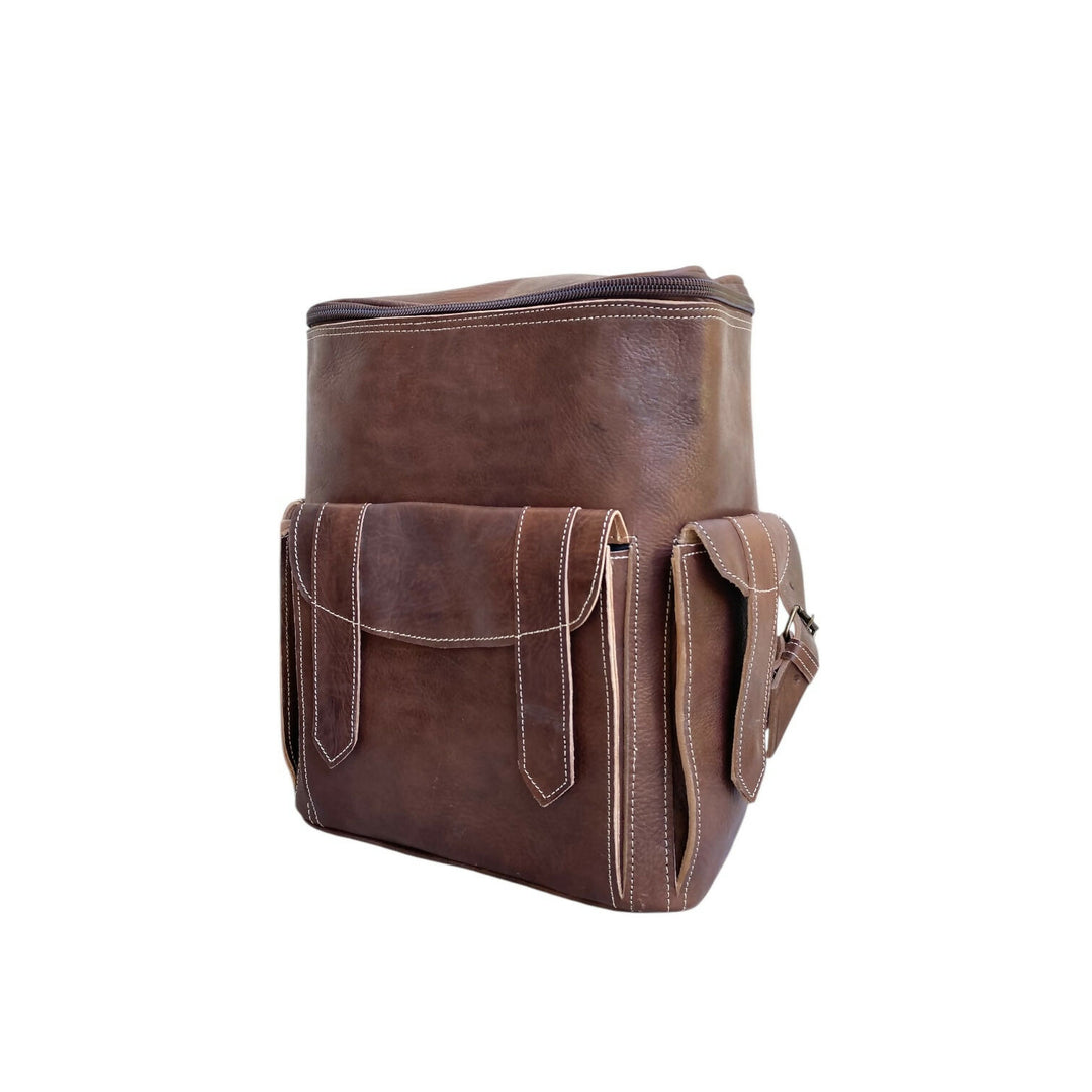 Genuine Leather Artisan Fez Workshop Premium Quality Backpack- on Lucasgift