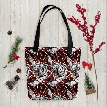Carry The Courage Tiger Tote- on Lucasgift